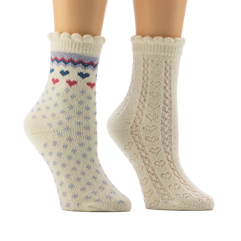Calcetines para el hogar Welt de Scalop para mujer