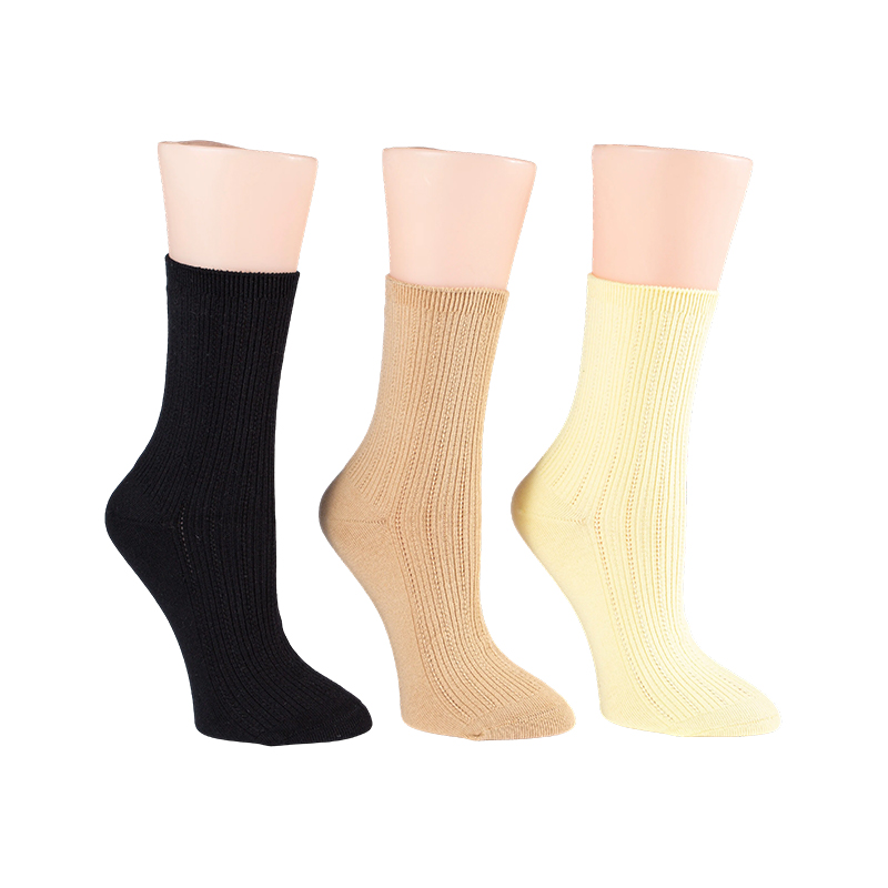 Calcetines de rayas verticales para mujer