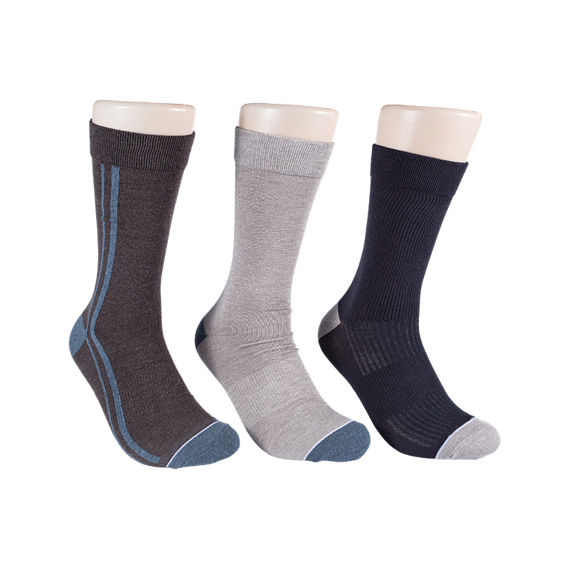 Calcetines de 3pp con soporte para el arco y rayas laterales
