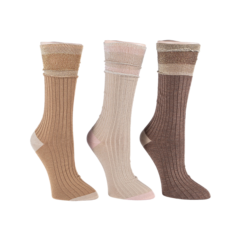 Calcetines de mezcla de seda para mujer