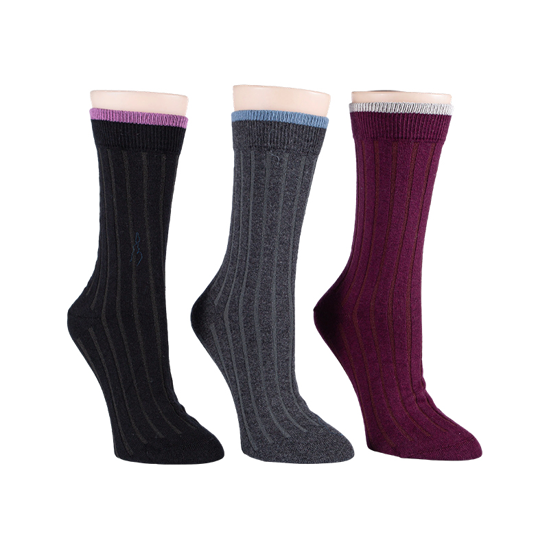 Calcetines de mezcla de cachemira y algodón para mujer