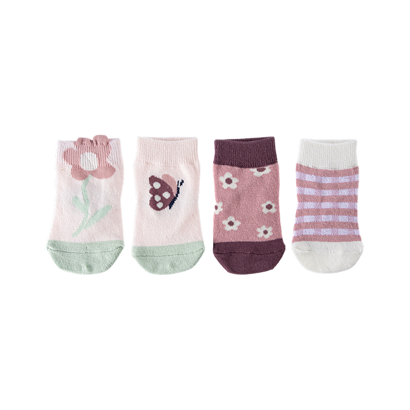 Calcetines de flores para bebés