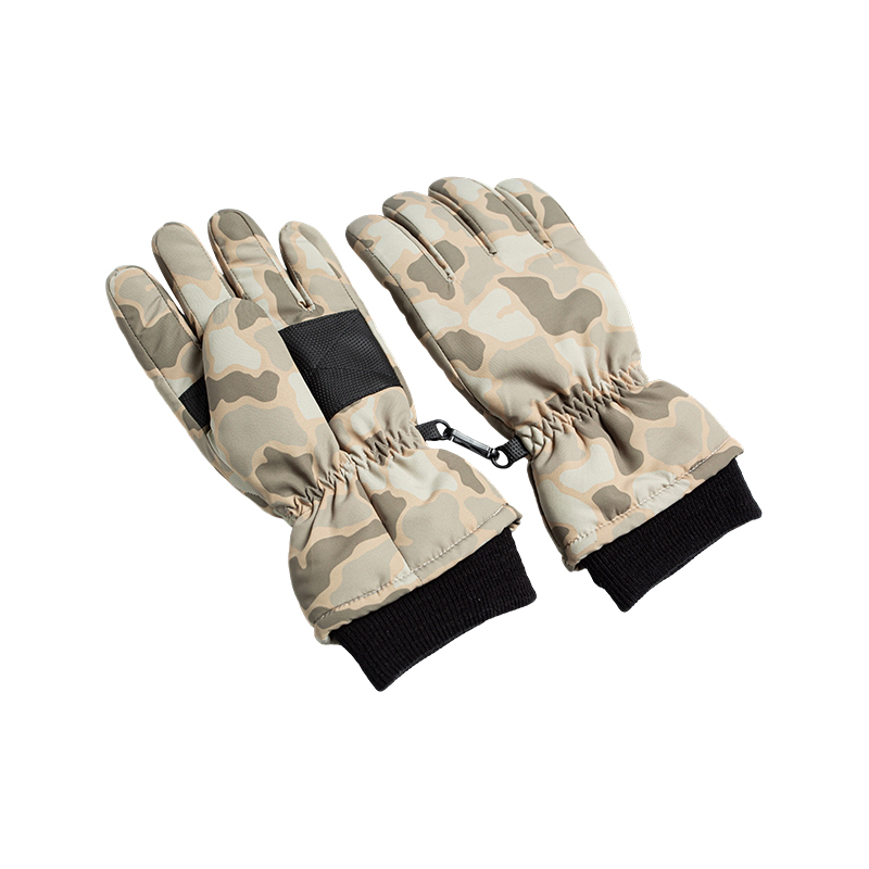 Guantes de esquí de camuflaje para niños