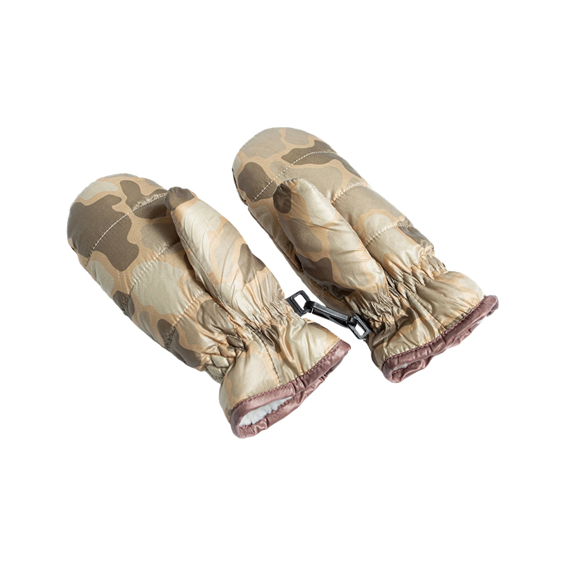 Manoplas acolchadas de camuflaje para niños