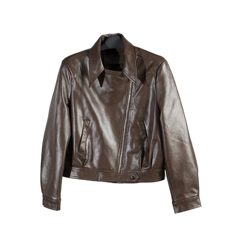 Chaqueta de PU para mujer