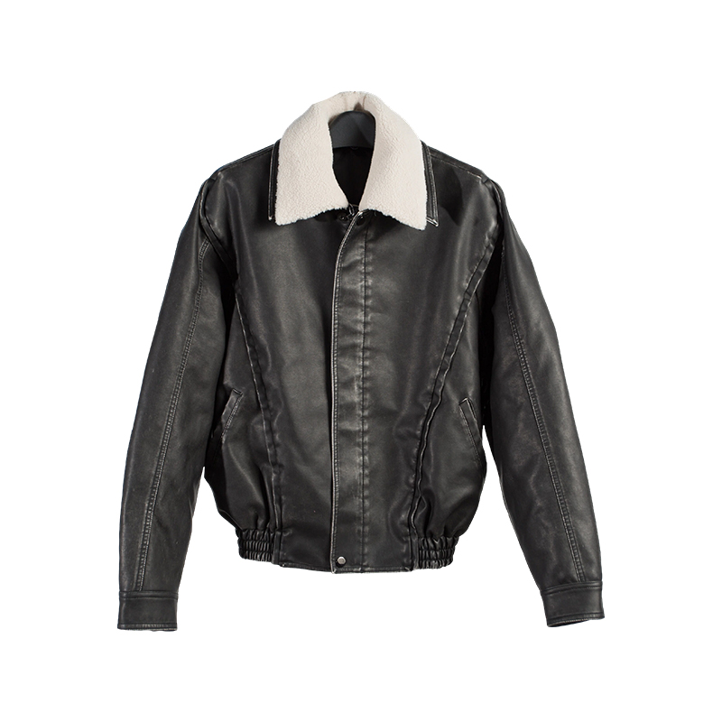Chaqueta de PU para mujer